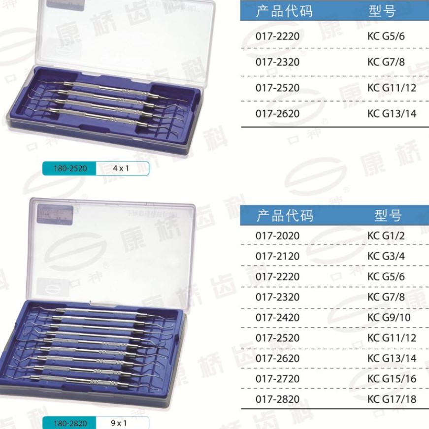 康桥 牙科刮治器套装