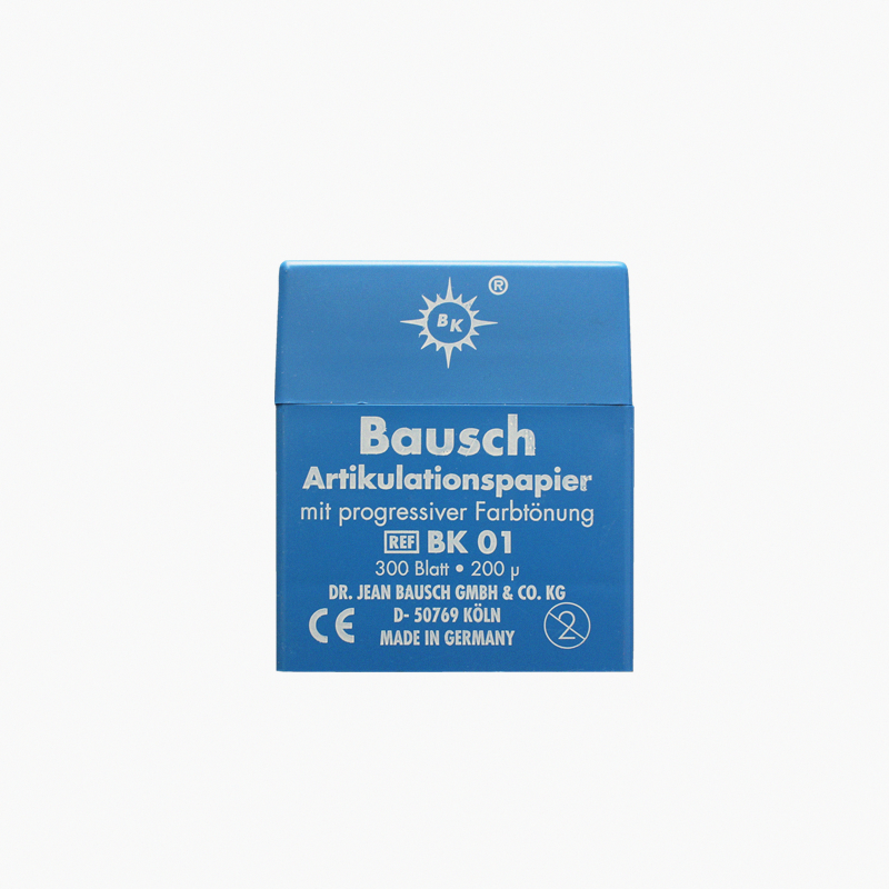 德国宝诗Bausch 咬合纸 BK01/02   200μm 300片/盒