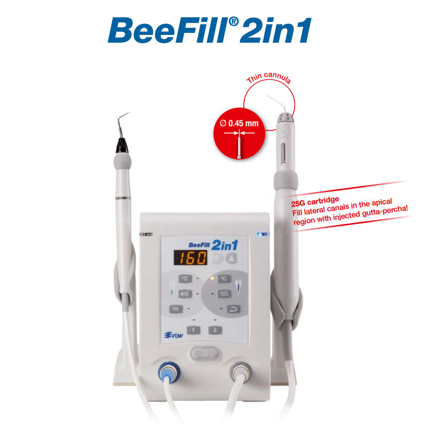 VDW BeeFill 2in1牙根管充填仪 热牙胶充填系统